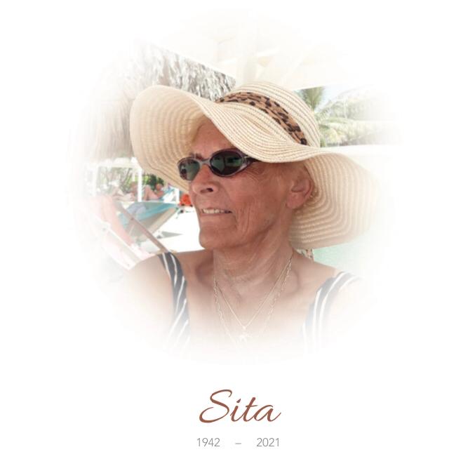 Sita Schenk is dinsdag 30 maart overleden. Ze is 79 jaar oud geworden.