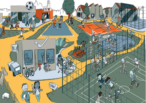 Onze sportparken zijn de ontmoetingsplekken van de toekomst