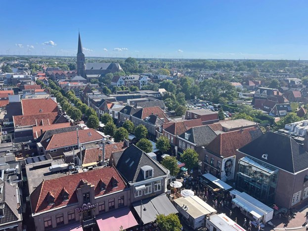 Gedempte Gracht van bovenaf gezien