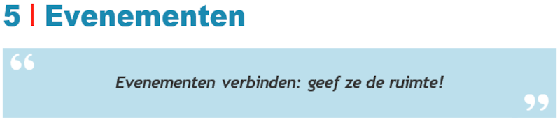 Evenementen 2026-2030