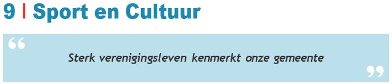 Sport en Cultuur